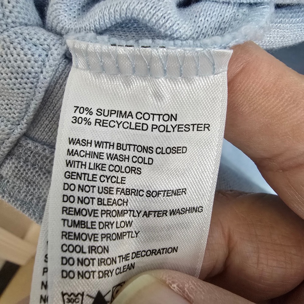 Tommy Bahama Mens IslandZone Supima Cotton Polo Shirt Light Blue XXL Marlin Logo - Picture 7 of 7